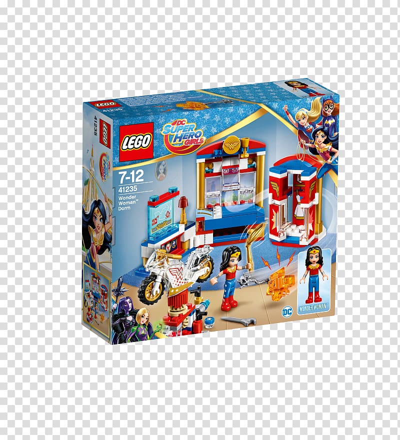 LEGO 41235 DC Super Hero Girls Wonder Woman Dorm Harley Quinn Toy, Wonder Woman transparent background PNG clipart