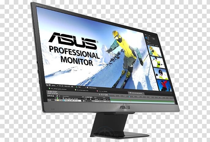OLED ASUS Computer Monitors 4K resolution Laptop, Laptop transparent background PNG clipart