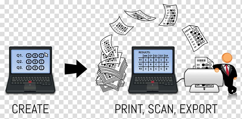 Optical mark recognition Optical answer sheet Template Test Multiple choice, clue template transparent background PNG clipart