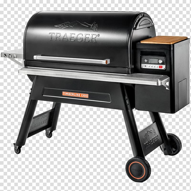 Barbecue Pellet grill Traeger Timberline 1300 Smoking Grilling, barbecue transparent background PNG clipart