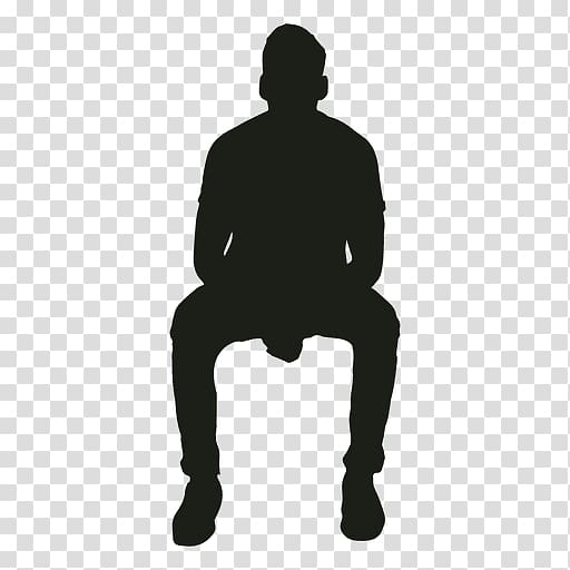 person sitting clipart