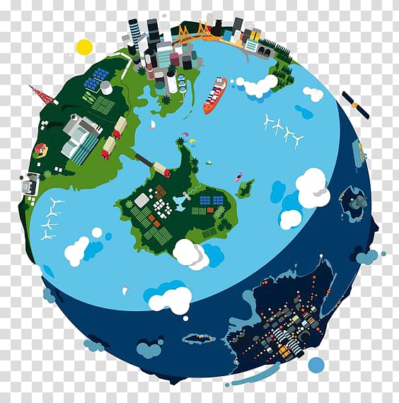 Earth Nokia 2010 Sustainability reporting, Creative Planet transparent background PNG clipart