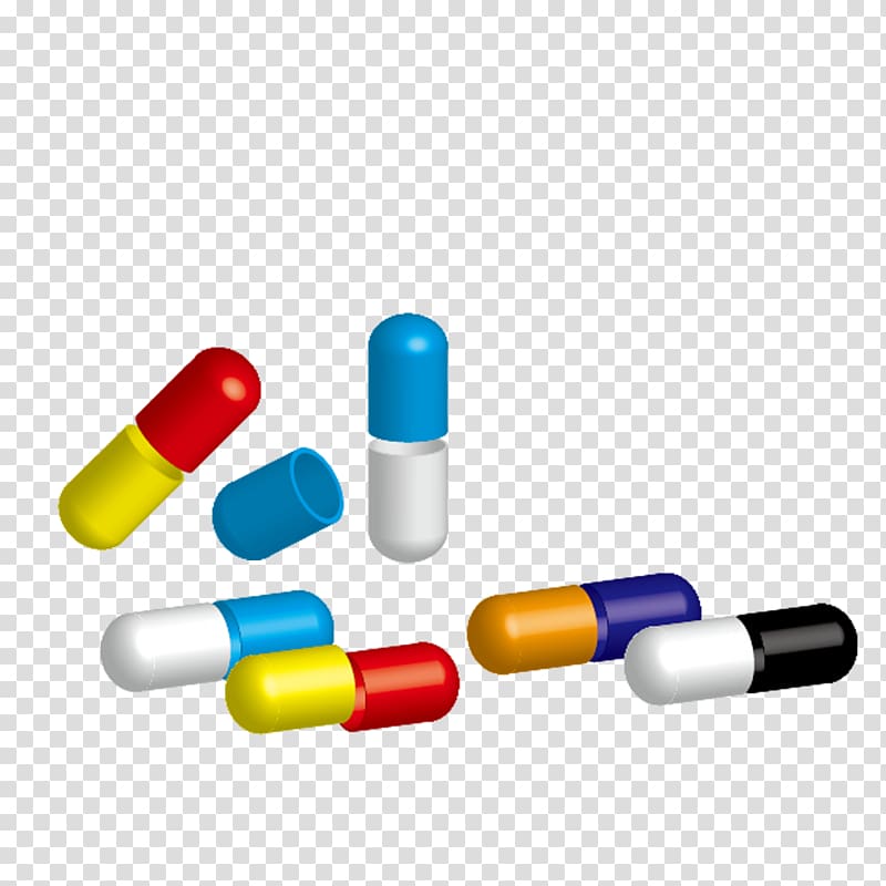 Capsule Pharmaceutical drug Tablet, Color capsule diet pills transparent background PNG clipart