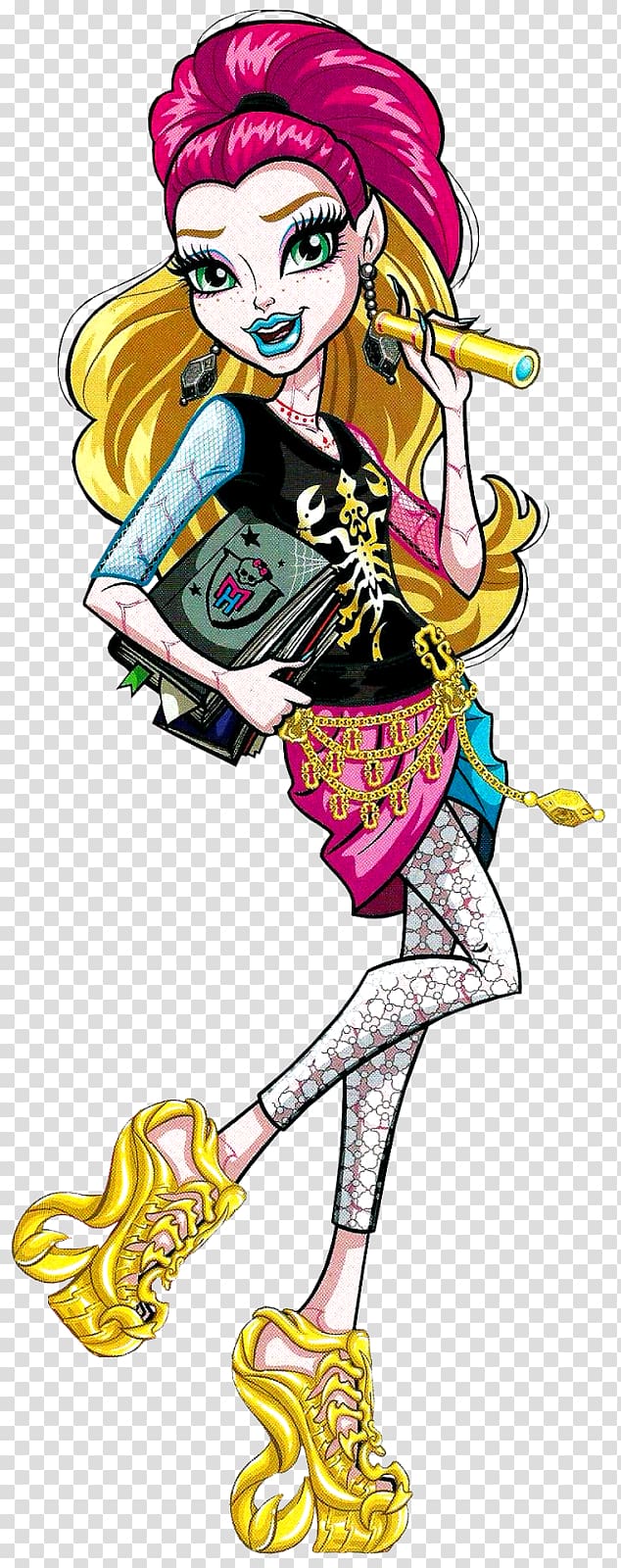 Art Monster High Doll, batgirl transparent background PNG clipart