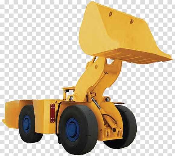 Machine Bulldozer LHD Loader Underground mining, bulldozer transparent background PNG clipart