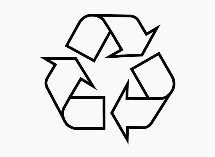 Recycling symbol Sticker Recycling bin Plastic recycling, Recycling Logo transparent background PNG clipart
