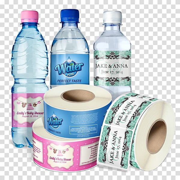 Plastic bottle Label printer Water Bottles, bottle transparent background PNG clipart