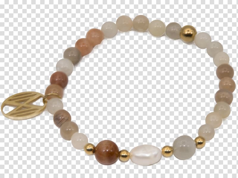 Bracelet Necklace Pearl Bead Moonstone, necklace transparent background PNG clipart