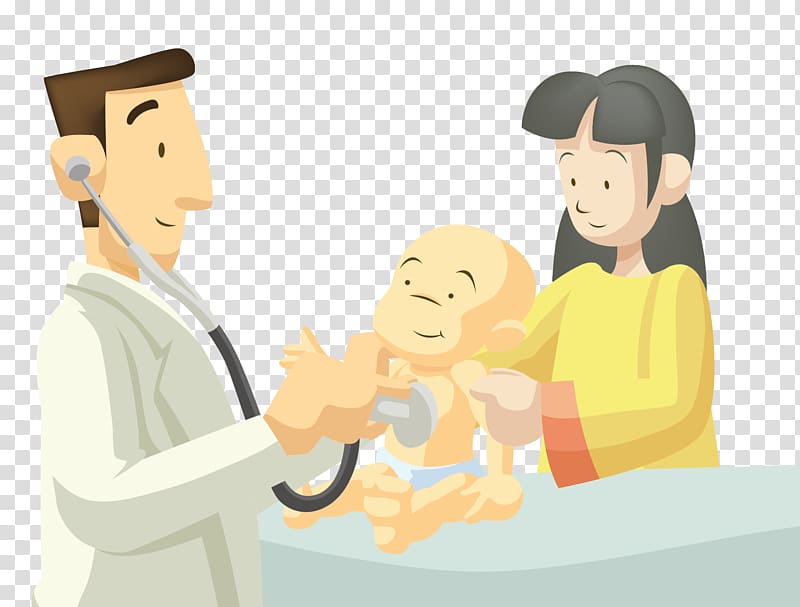 Physician Nurse Cartoon Illustration, Doctor cartoon Child Care transparent background PNG clipart