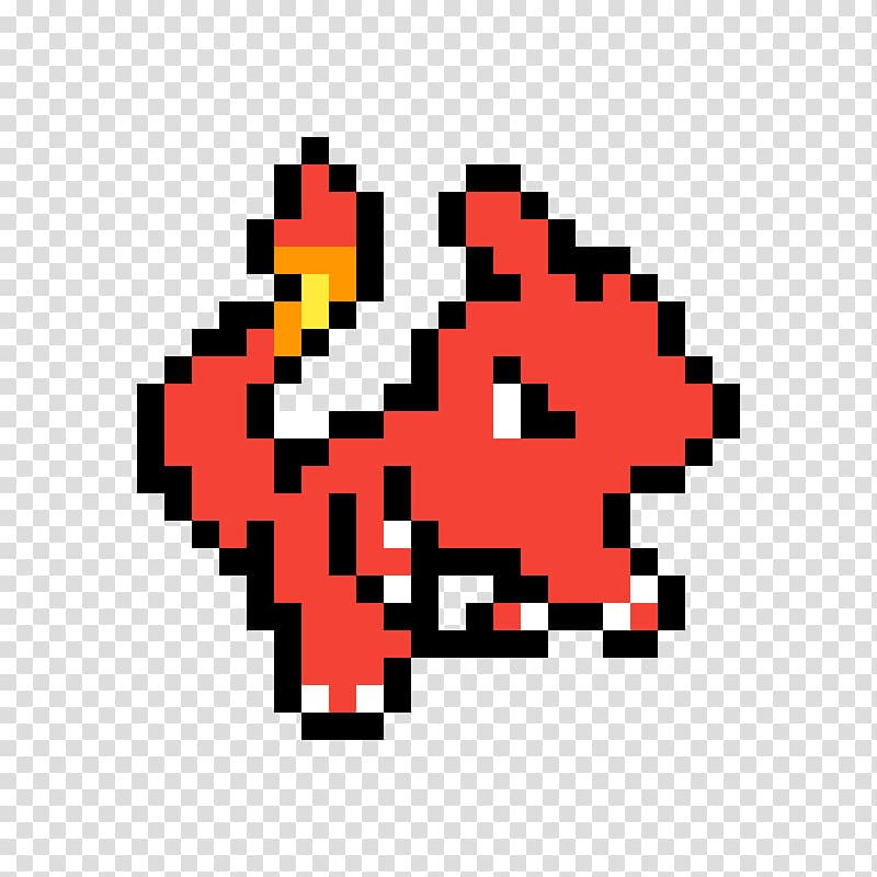 Charmeleon Charmander Pokémon Charizard Pixel art, minecraft transparent background PNG clipart