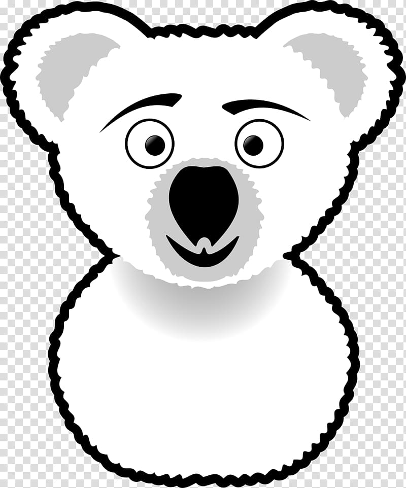 Baby Koala Bear , Make A Coloring Book transparent background PNG clipart