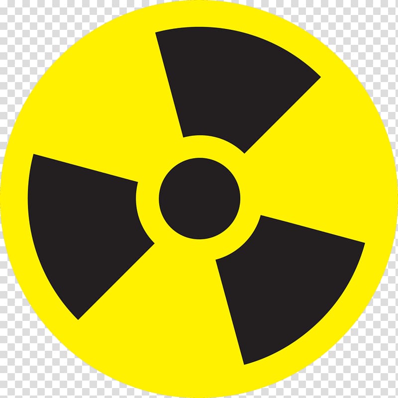 Hazard symbol Radioactive decay Sign Radiation Hazardous waste, others transparent background PNG clipart