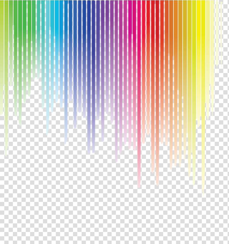 rainbow color , Color Rainbow Illustration, Colorful ripple transparent background PNG clipart