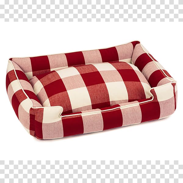 Dog Couch Check Bed Bolster, Buffalo Plaid transparent background PNG clipart
