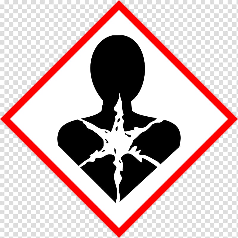GHS hazard pictograms Globally Harmonized System of Classification and Labelling of Chemicals CLP Regulation, health transparent background PNG clipart