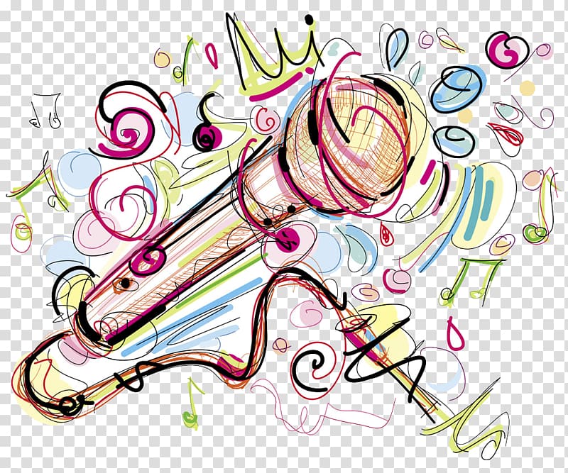 Microphone Musical instrument Drawing, Microphone transparent background PNG clipart