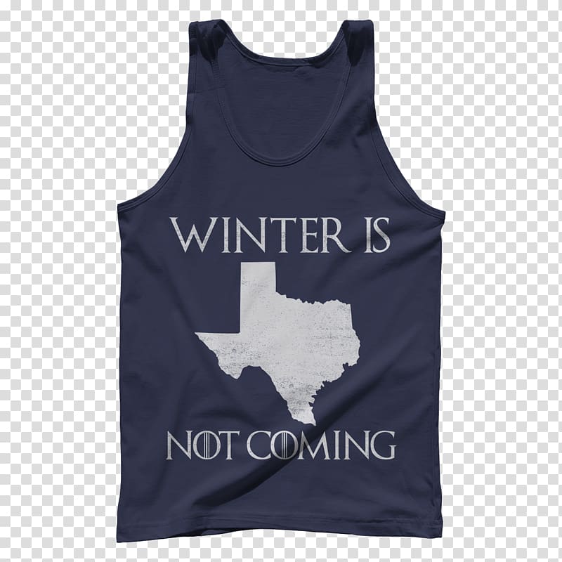 T-shirt Texas Gilets Winter Is Coming Sleeve, winter is coming transparent background PNG clipart
