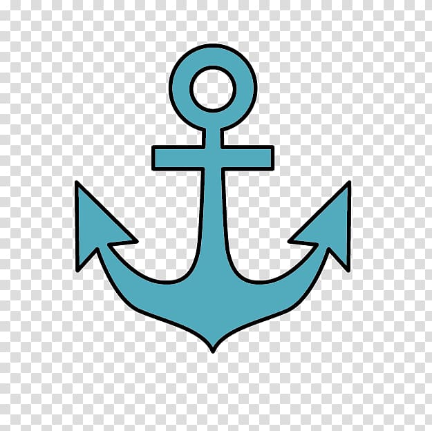 Anchor Cartoon Icon, Cartoon Blue Anchor transparent background PNG clipart