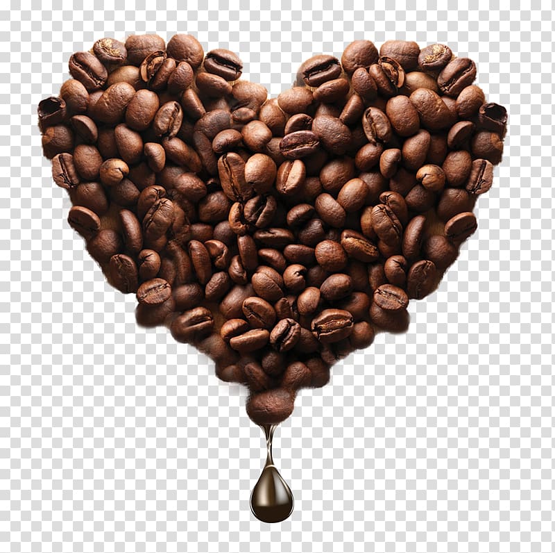 Coffee bean Tea Cafe, Coffee beans juice transparent background PNG clipart
