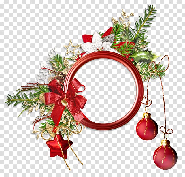 Wreath Christmas ornament Cut flowers, manniquin transparent background PNG clipart