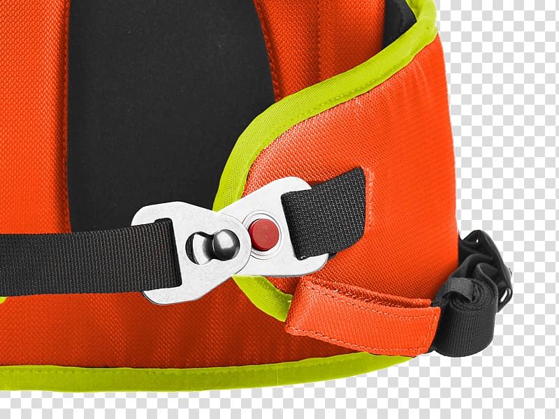 Backpack Avalanche airbag Ortovox Base 20 ABS Crazy Orange, backpack transparent background PNG clipart