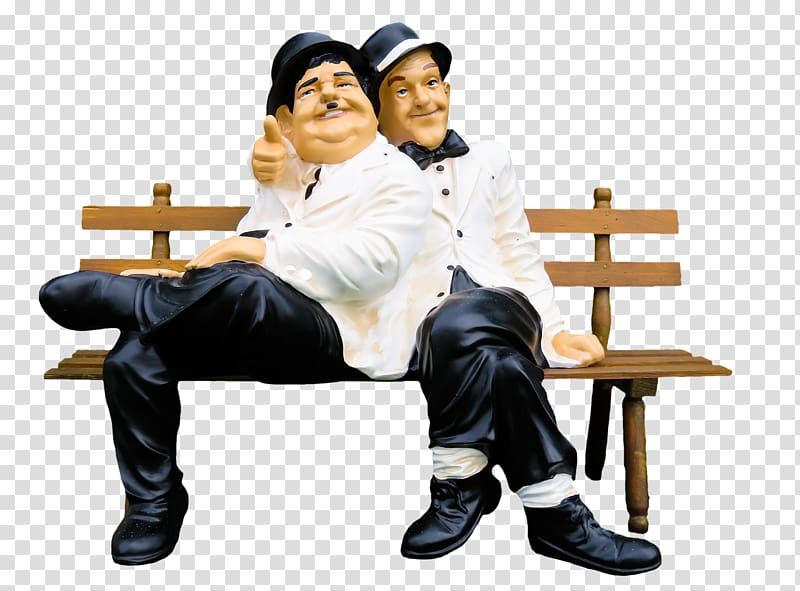 Comedian Film director Laurel and Hardy, charlie chaplin transparent background PNG clipart