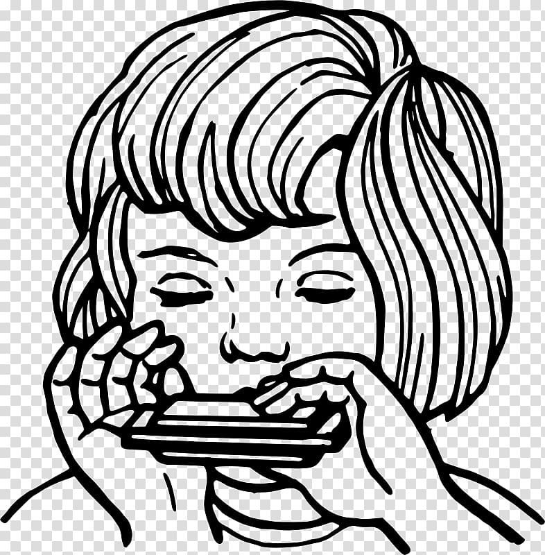 Harmonica Drawing Stick figure , in small transparent background PNG clipart