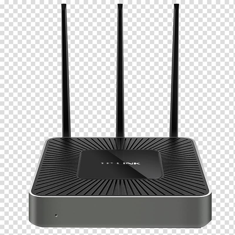 TP-Link Router Wireless network Wi-Fi, Black dual antenna wireless router transparent background PNG clipart