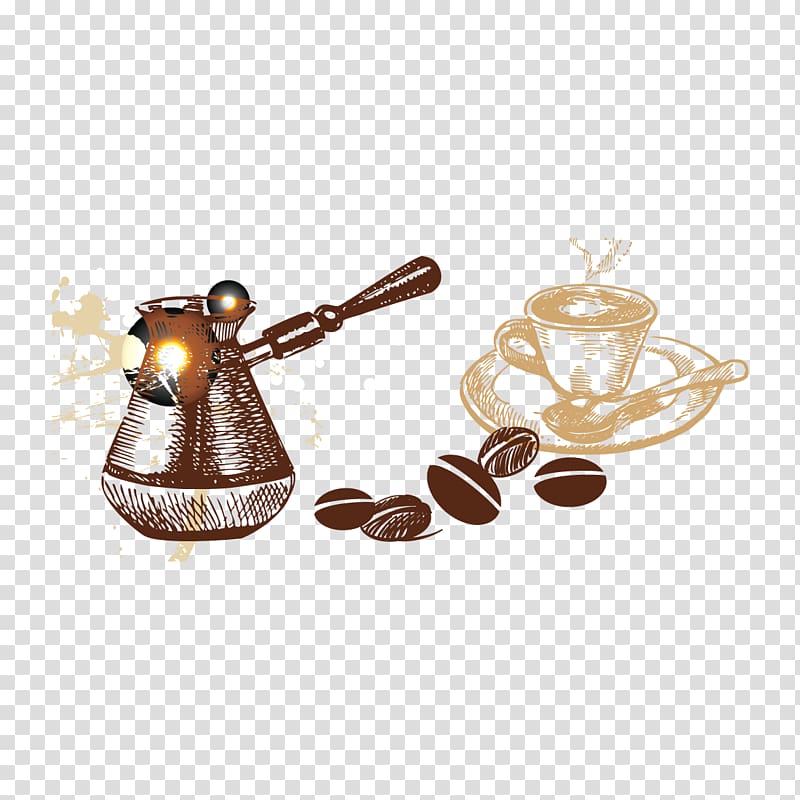 Coffee cup Tea Dolce Gusto Cafe, Coffee beans and coffee transparent background PNG clipart