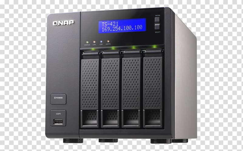 QNAP Systems, Inc. Network Storage Systems QNAP TS-412 Turbo QNAP TS-421 Computer data storage, Ramraiding transparent background PNG clipart