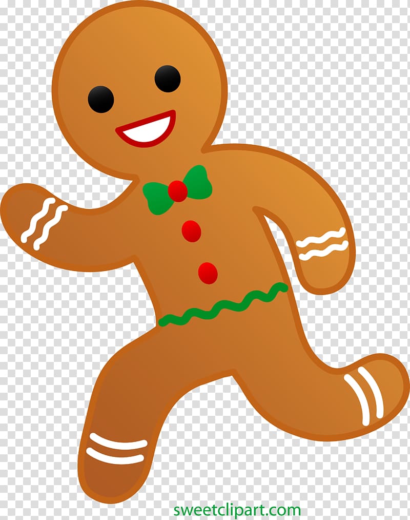 Gingerbread man Biscuits , ginger transparent background PNG clipart |  HiClipart