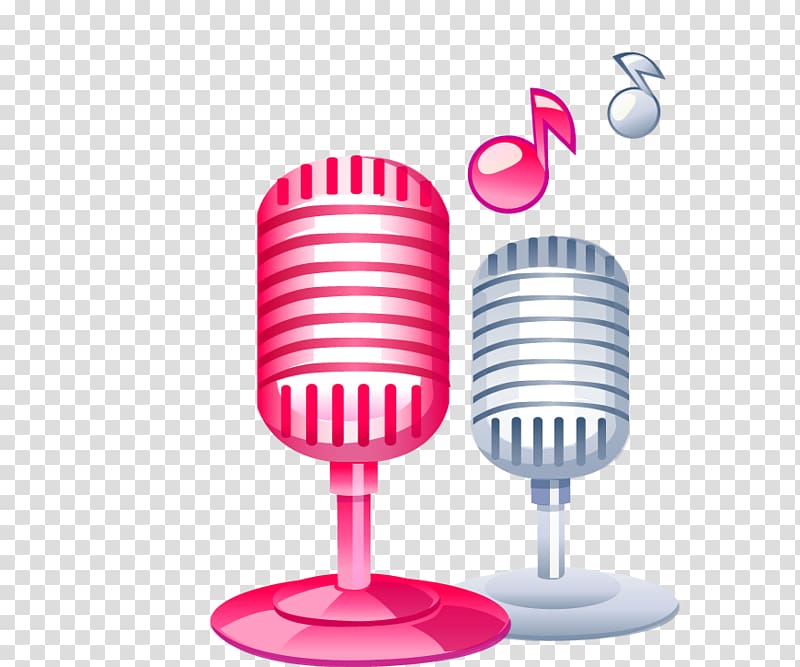 Microphone, KTV singing speaker transparent background PNG clipart