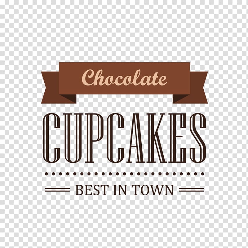 Cupcake Chocolate cake Fruitcake Icing Font, Chocolate cupcakes Font transparent background PNG clipart