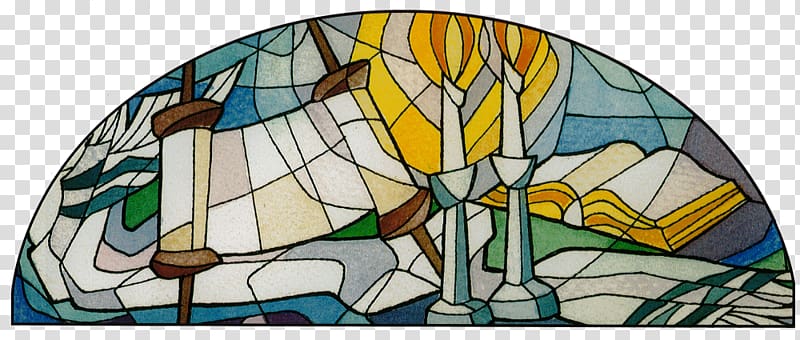 Stained glass Window Jewish people, jewish Temple transparent background PNG clipart