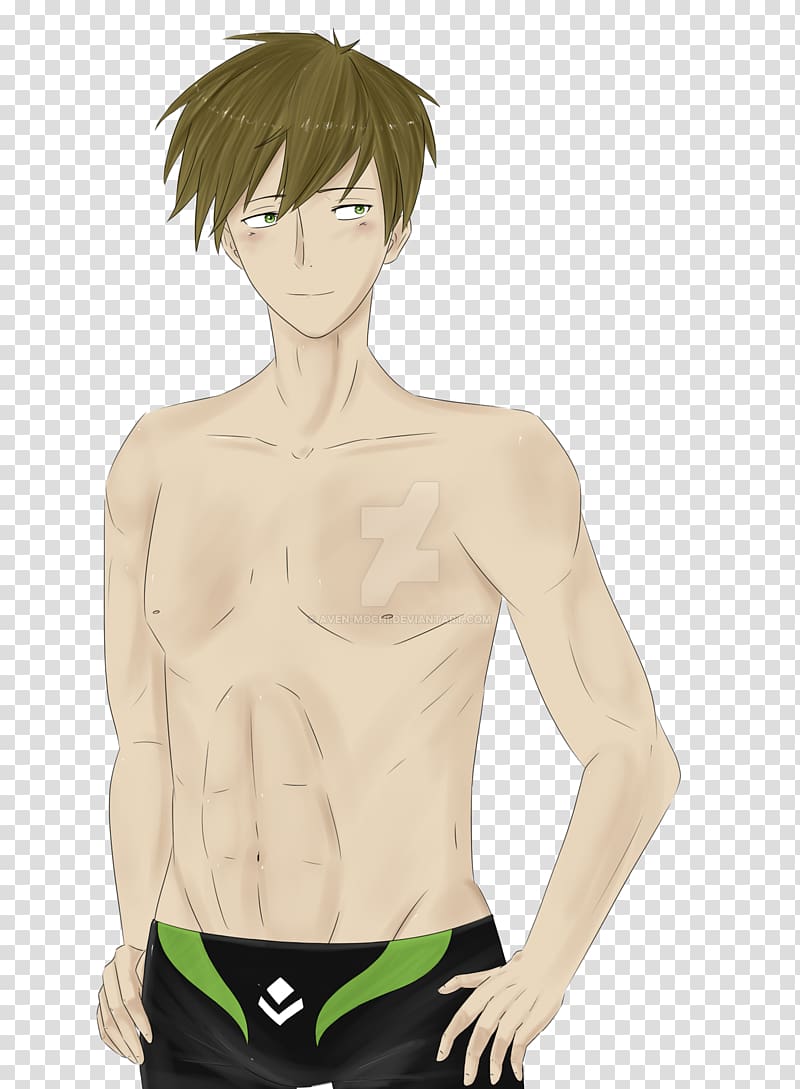 Barechestedness Mangaka Black hair Brown hair Blond, Anime transparent background PNG clipart