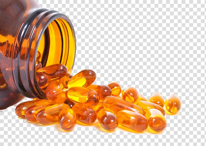 brown bottle with orange capsules, Dietary supplement Nutrient Nutrition Pharmaceutical drug, Bottle of vitamin e transparent background PNG clipart