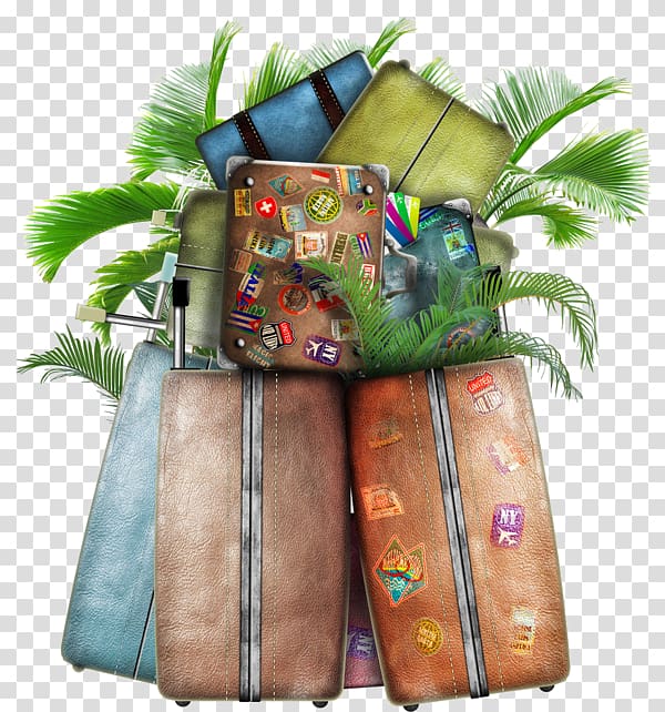 Baggage Travel Suitcase Hotel, Travel transparent background PNG clipart