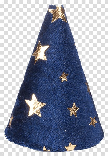 Party hat Pointed hat Cap Blue, wizard hat transparent background PNG clipart
