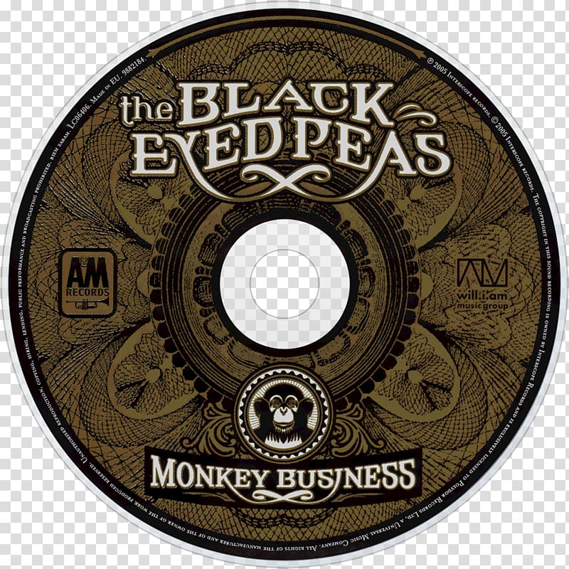 Monkey Business The Black Eyed Peas Elephunk Compact disc Music, Black Eyed Peas transparent background PNG clipart