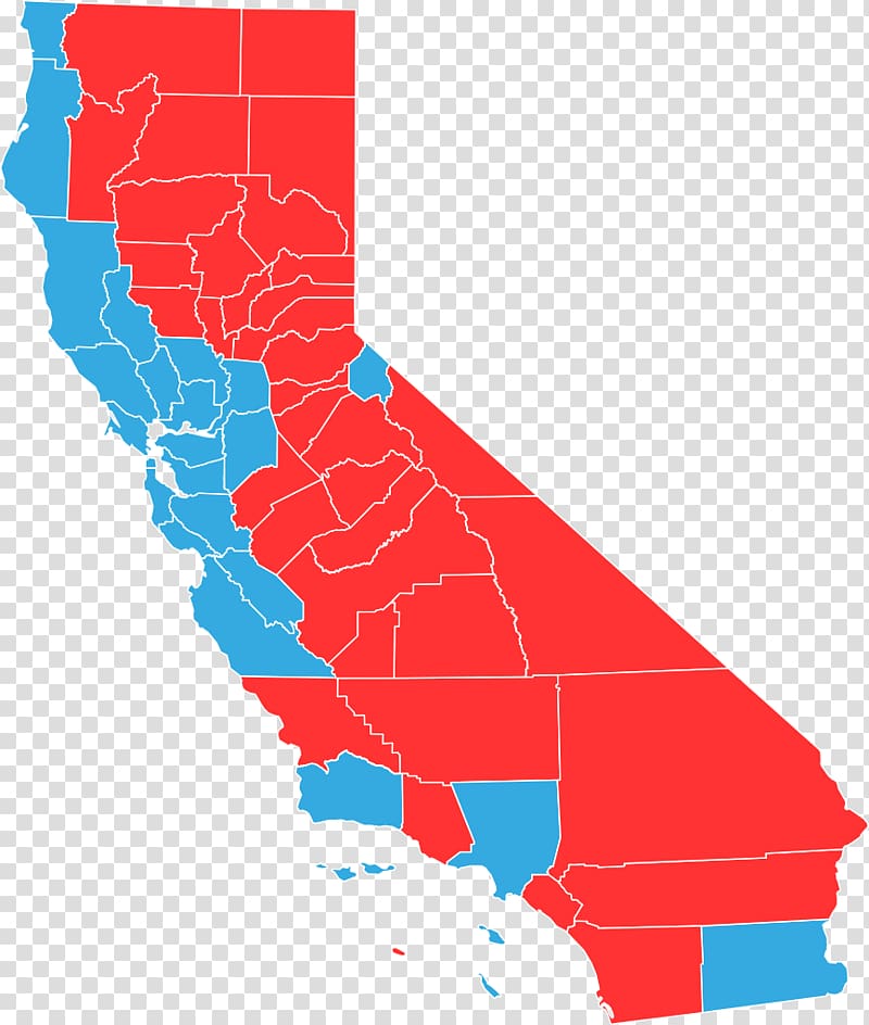 United States presidential election in California, 2016 US Presidential Election 2016 California gubernatorial election, 2014, map transparent background PNG clipart