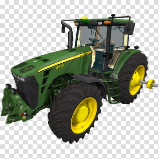 Tractor Farming Simulator 17 John Deere 8530 Farming Simulator 15, tractor transparent background PNG clipart