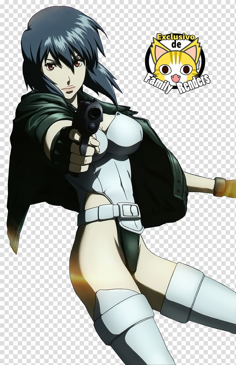 Motoko Kusanagi Tachikoma Anime Ghost in the Shell Character, Anime transparent background PNG clipart