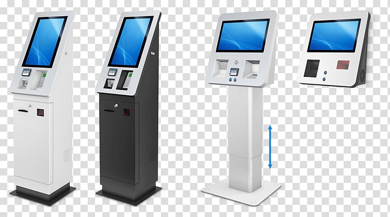 Interactive Kiosks Self-service Payment terminal Digital Signs, savings bank transparent background PNG clipart