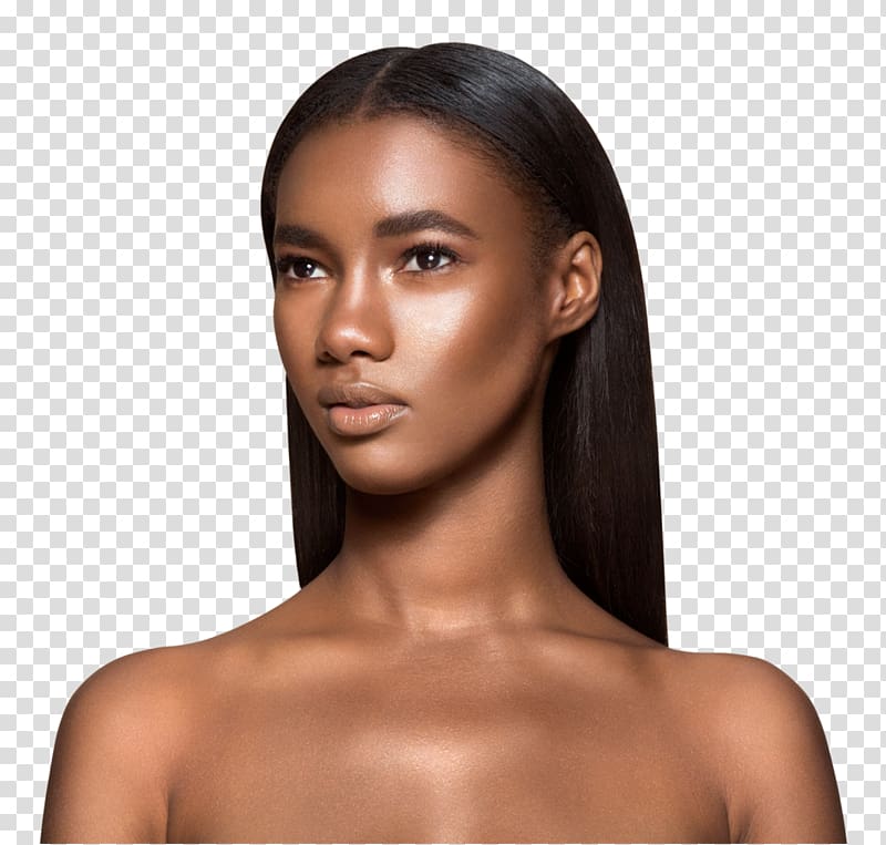 Kim Kardashian Human skin Contouring Dark skin, cosmetic model transparent background PNG clipart