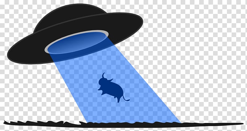 Unidentified flying object Alien abduction , White Cow transparent background PNG clipart