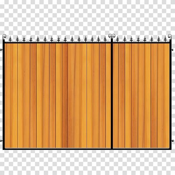 Picket fence Wood stain Varnish, Wrought Iron Gate transparent background PNG clipart