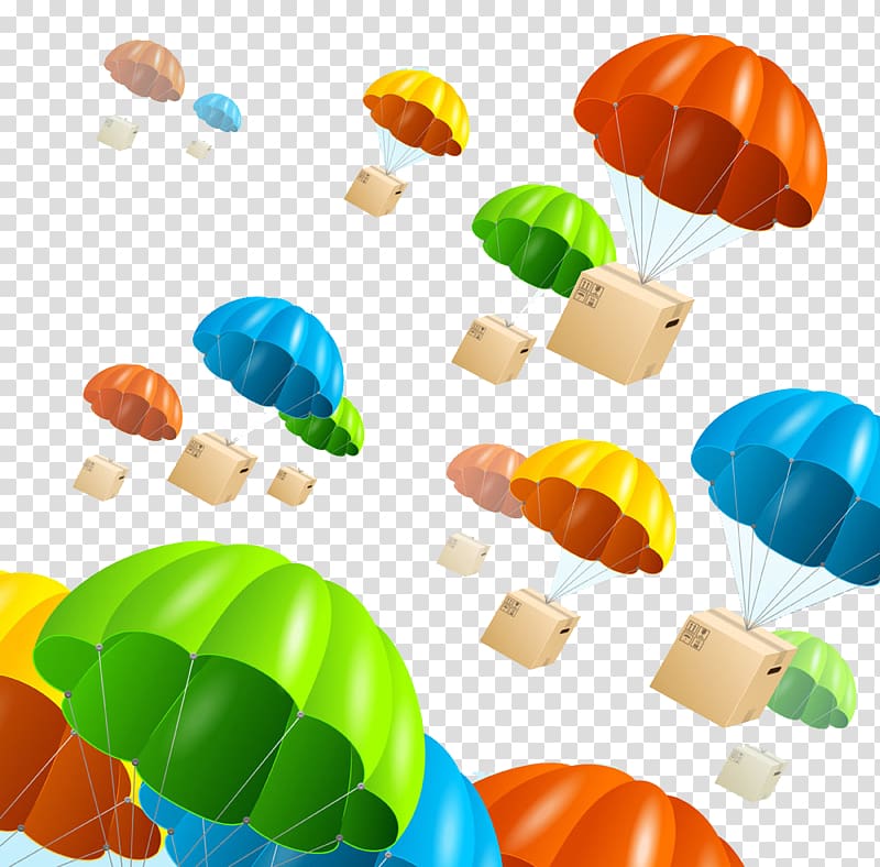 Parachute , Parachute sky transparent background PNG clipart