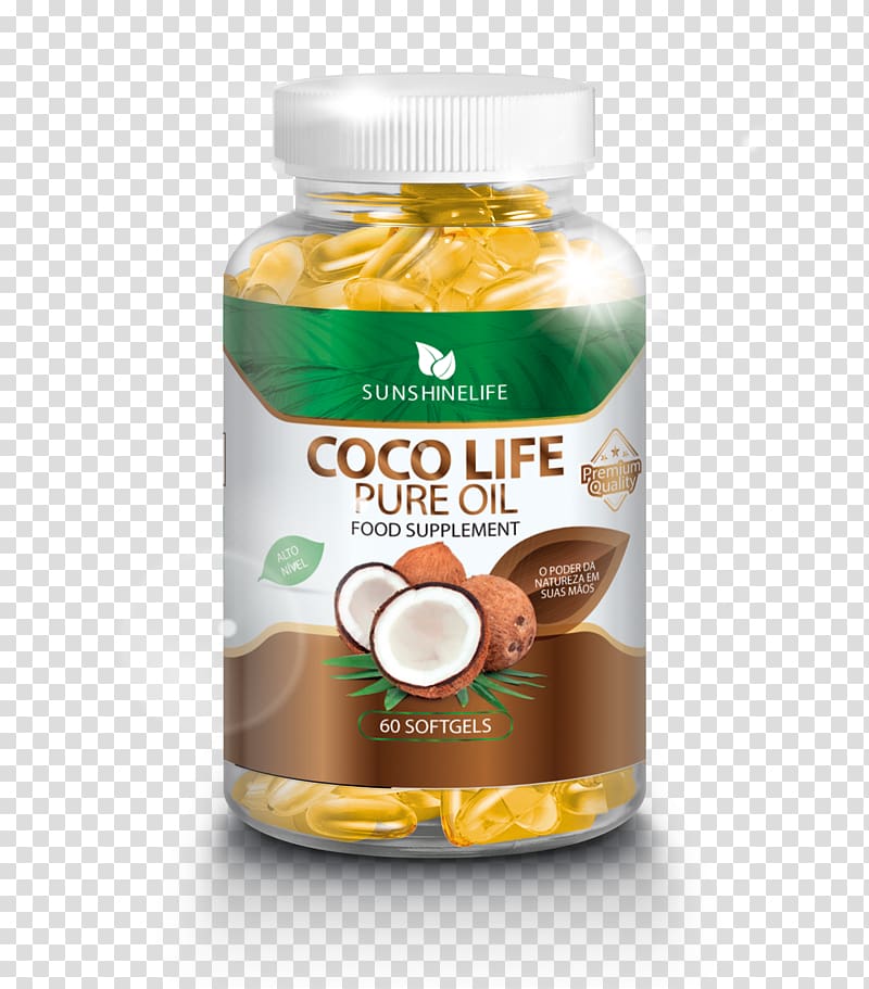 Óleo de Coco 1.000mg Avocado oil Product Fatty acid, sunshine baiyun transparent background PNG clipart
