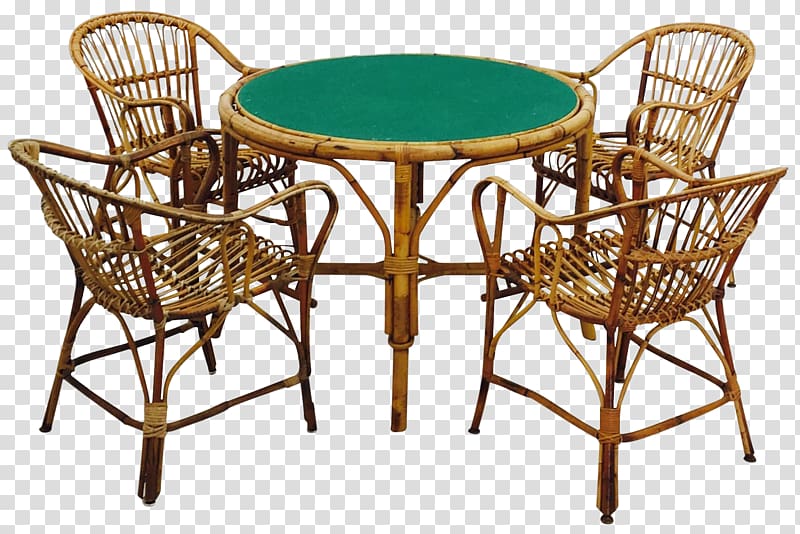 Table Rattan Chair Garden furniture, table transparent background PNG clipart