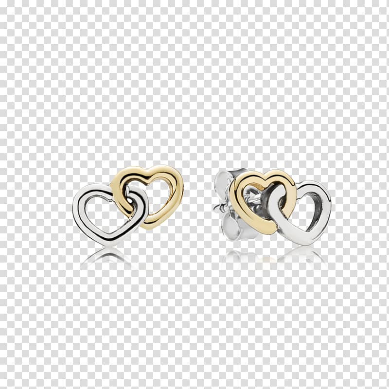 Earring Pandora Jewellery Charm bracelet Gold, jewellery girl transparent background PNG clipart